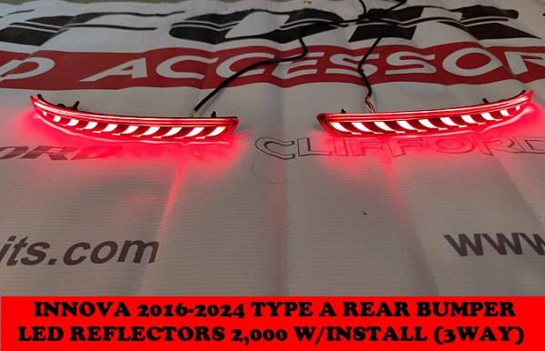 TYPE A REAR BUMPER LED REFLECTOR INNOVA 2021-2024 